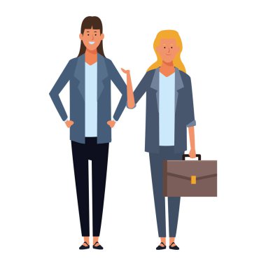 iş kadınları avatar çizgi film karakteri