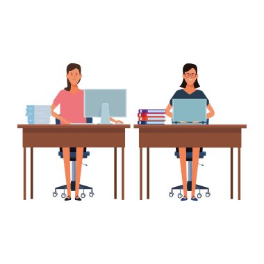 bir Ofis Masası kadınlarda