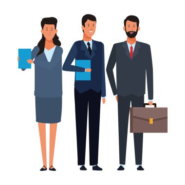 iş insanlar avatar çizgi film karakterleri