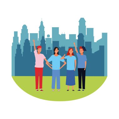 insanlar avatarlar çizgi kahramanlar