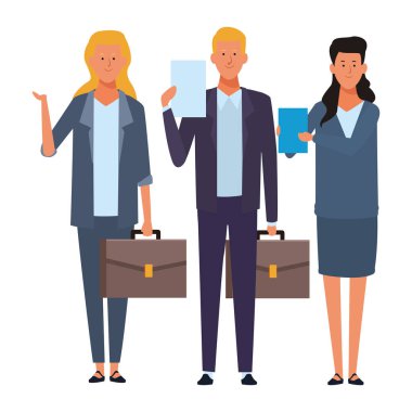 iş insanlar avatar çizgi film karakterleri