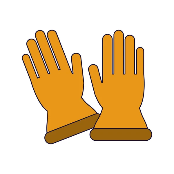 Оборудование для изготовления перчаток — стоковый вектор