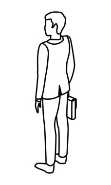 İşadamı geri avatar