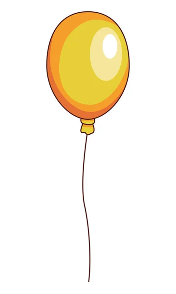 Party-ballon rajzfilm — Stock Vector