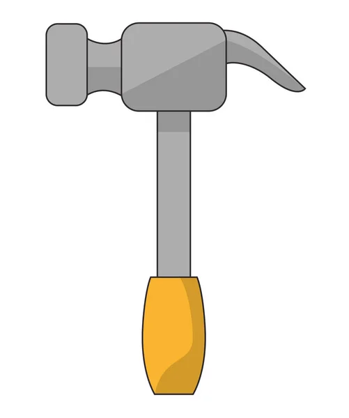 Outil de construction de marteau — Image vectorielle