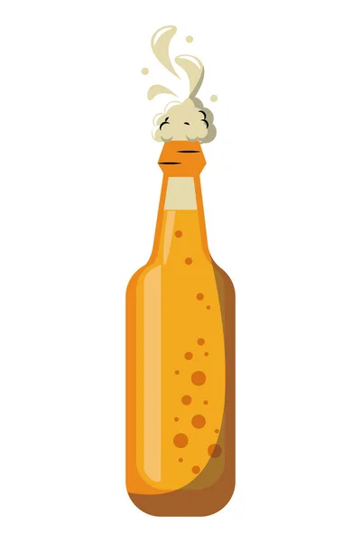 啤酒瓶隔离 — 图库矢量图片