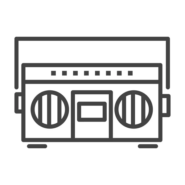 Rádio estéreo vintage —  Vetores de Stock