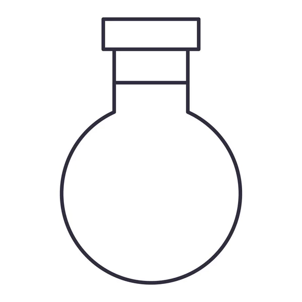 Chemiekolben-Symbol — Stockvektor