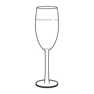 Şarap fincan pop sanat karikatür