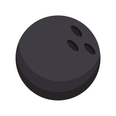 Bowling topu spor karikatür