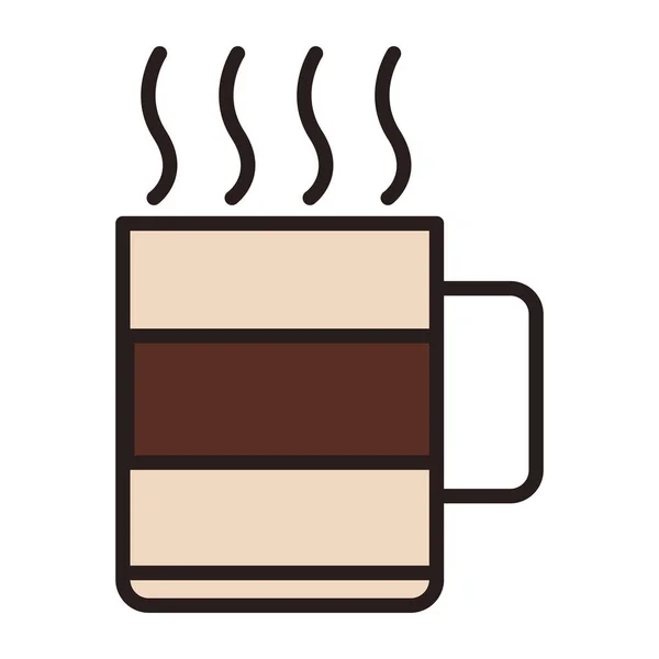 Copo de café quente — Vetor de Stock