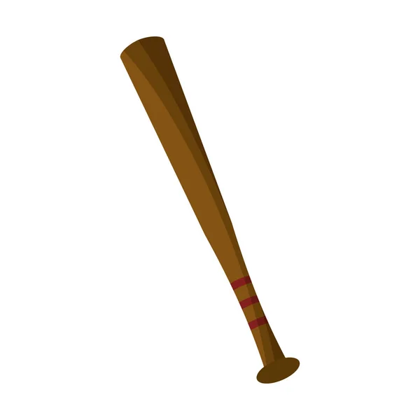 Baseball bat sport cartoon — Stock Vector
