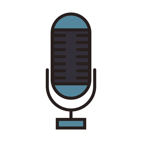 Appareil radio microphone — Image vectorielle