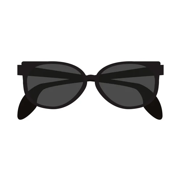 Sol glasögon mode tillbehör isolerade — Stock vektor