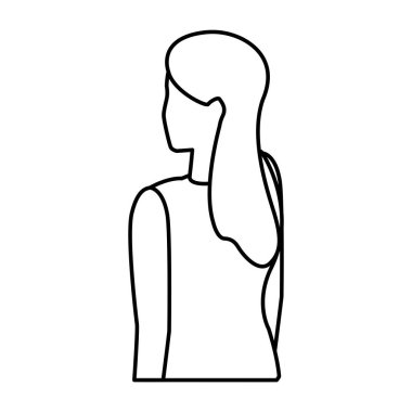 Yönetici kadın geri avatar