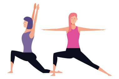 Kadınlar Yoga poses