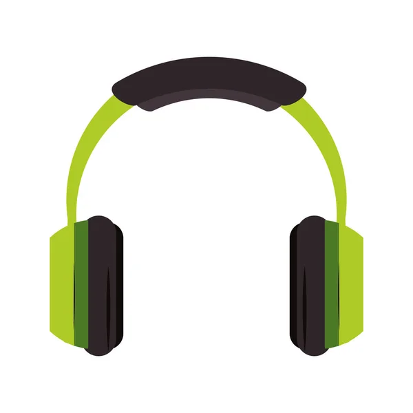Dispositivo de fones de ouvido música — Vetor de Stock