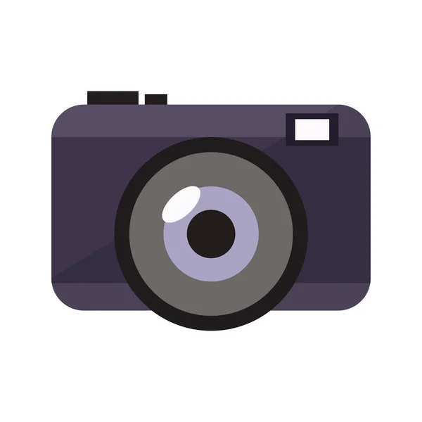 Fotografische camera symbool geïsoleerd — Stockvector