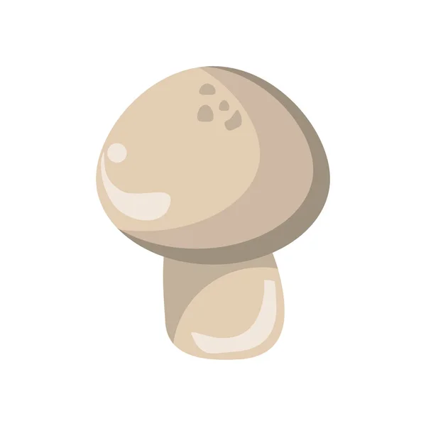 Pilz vegetarisches Lebensmittel Symbol — Stockvektor