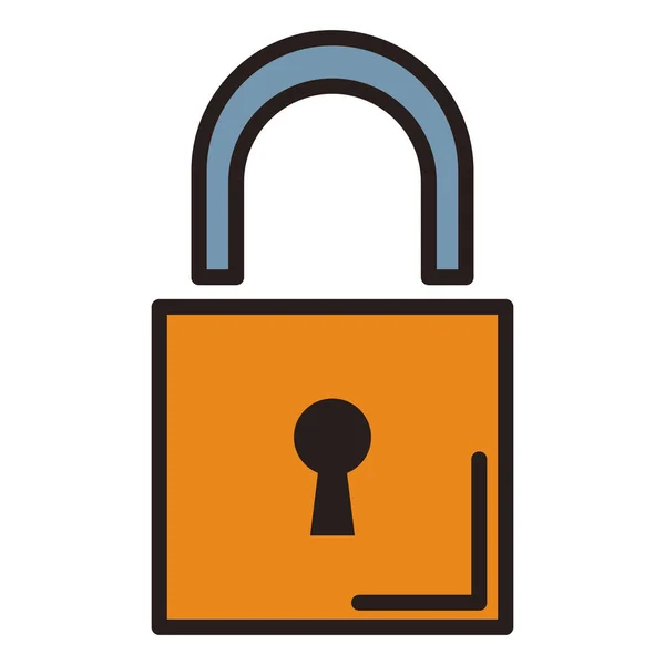 Système de sécurité Padlock — Image vectorielle