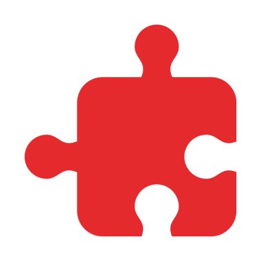 parça bulmaca izole sembol