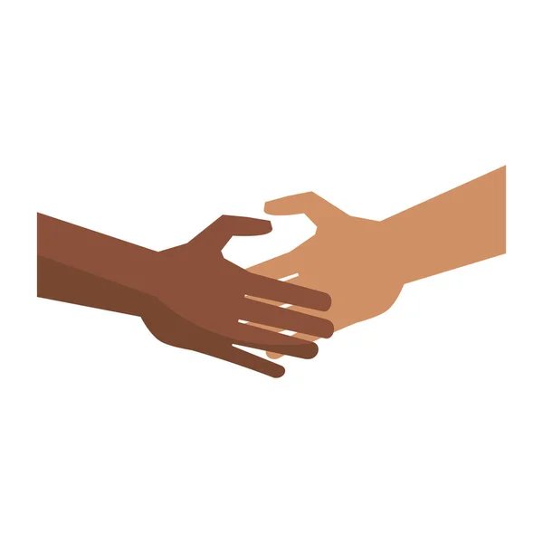 Handshake symbol wsparcia — Wektor stockowy