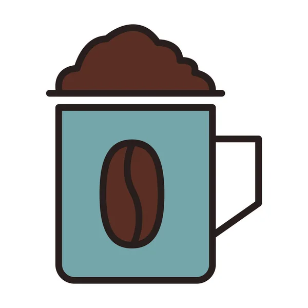 Taza de café caliente — Archivo Imágenes Vectoriales