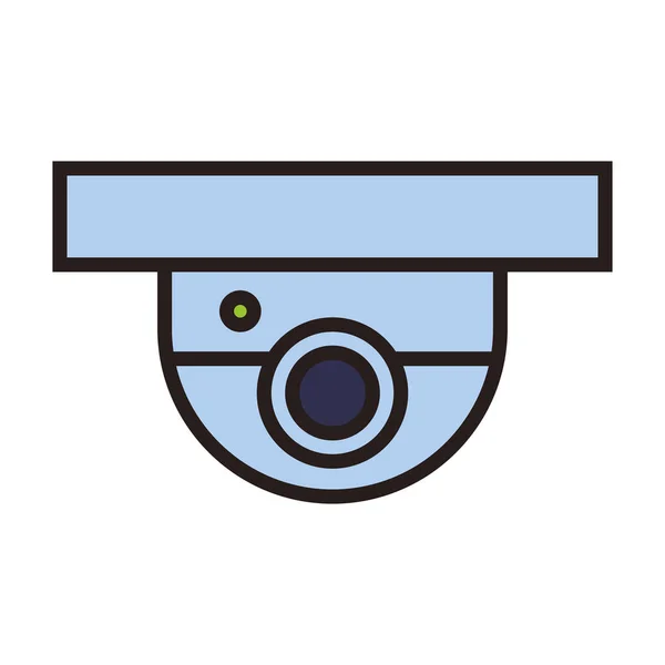Symbole caméra de surveillance — Image vectorielle