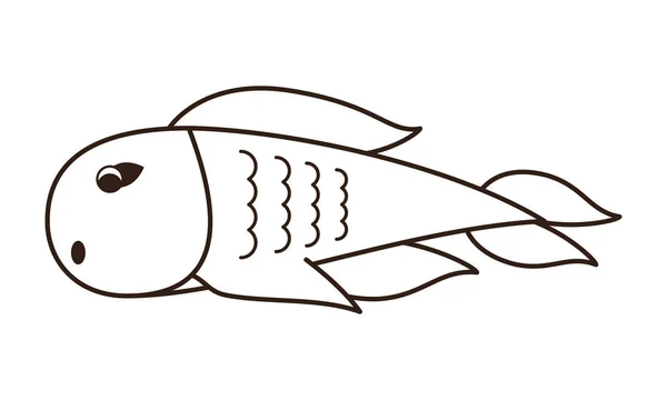 Карикатура на морепродукты — стоковый вектор