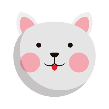 Kedi sevimli hayvan kafası