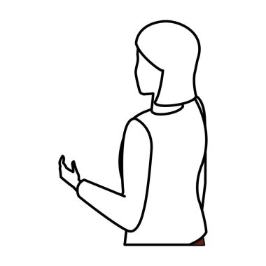 Yönetici kadın geri avatar