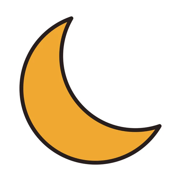 四分之一月亮标志 — 图库矢量图片
