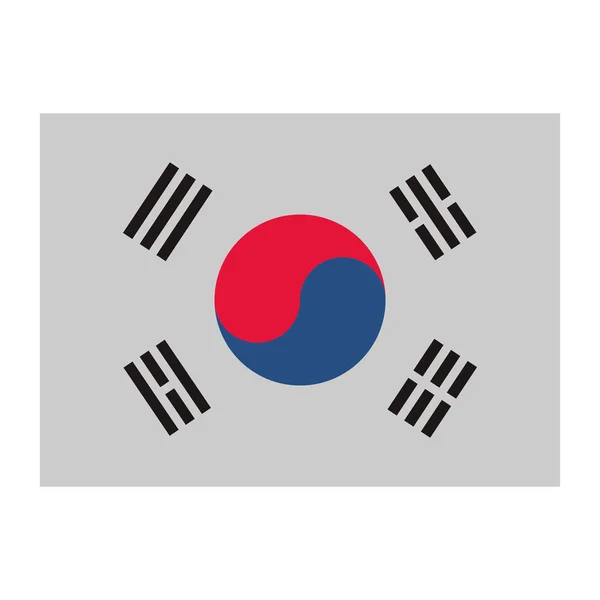 韓国国旗記号 — ストックベクタ