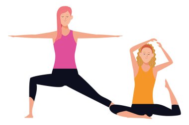 Kadınlar Yoga poses