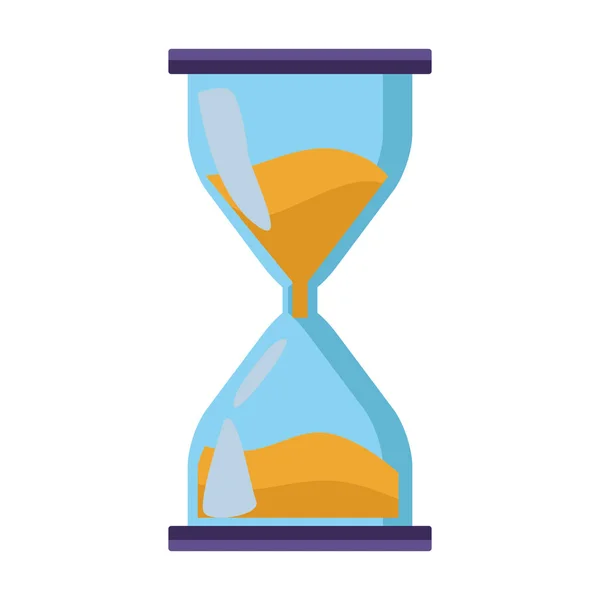 Hourglass icon isolated — Stock Vector