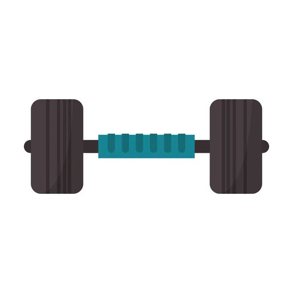 Halter gym apparatuur symbool — Stockvector