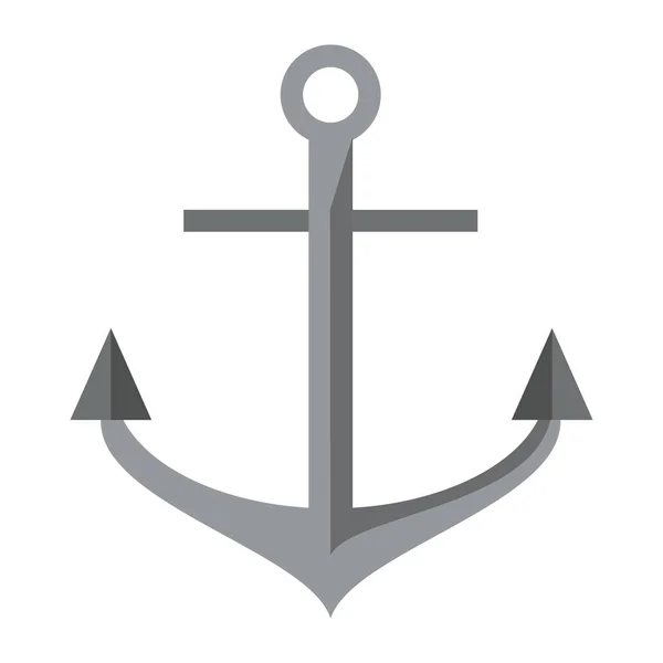 Karikatur zum Anker-Marine-Symbol — Stockvektor