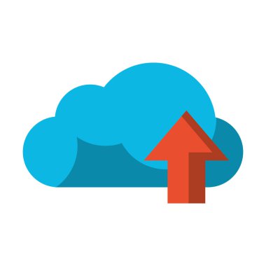 Bulut bilişim yükleme sembolü