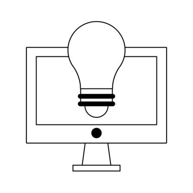 Eğitim sembolleri siyah beyaz eLearning