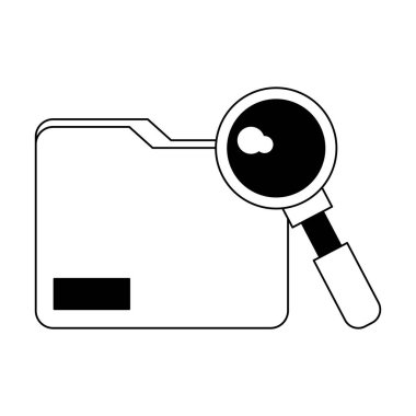 İş ve ofis siyah beyaz