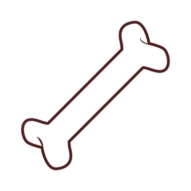 Kemikler karikatür izole