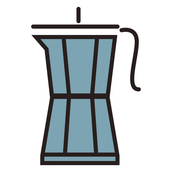 Bouilloire d'eau symbole — Image vectorielle