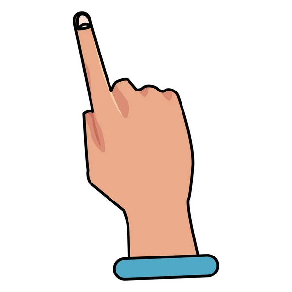 手形指针符号 — 图库矢量图片