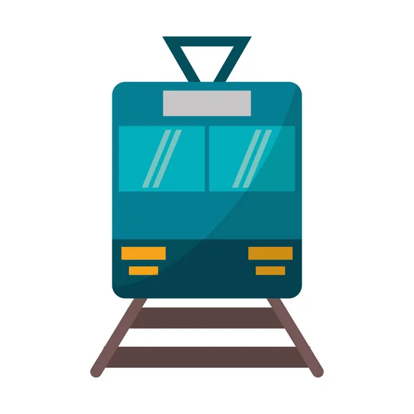 Símbolo de transporte público Tranvia — Vector de stock