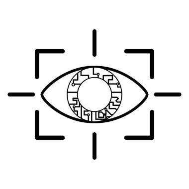 Sanal gerçeklik teknolojisi siyah beyaz