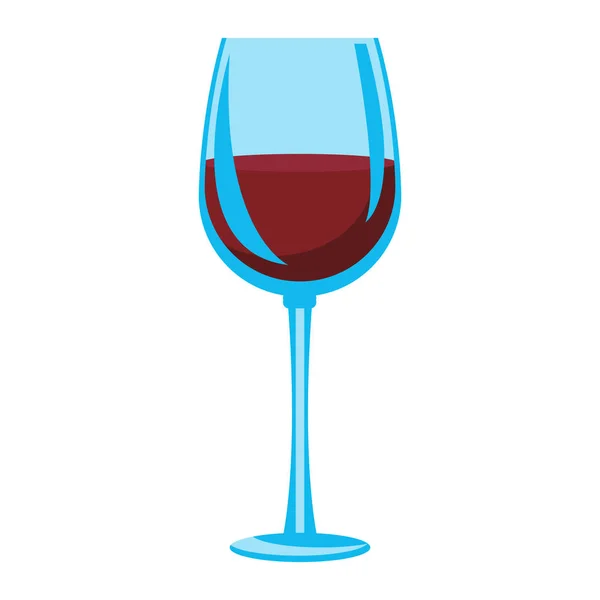 Бокал вина — стоковый вектор