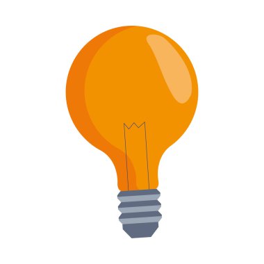 ampul ışık sembolü izole