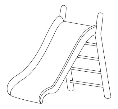 Çocuklar arkadaşları karikatür siyah beyaz