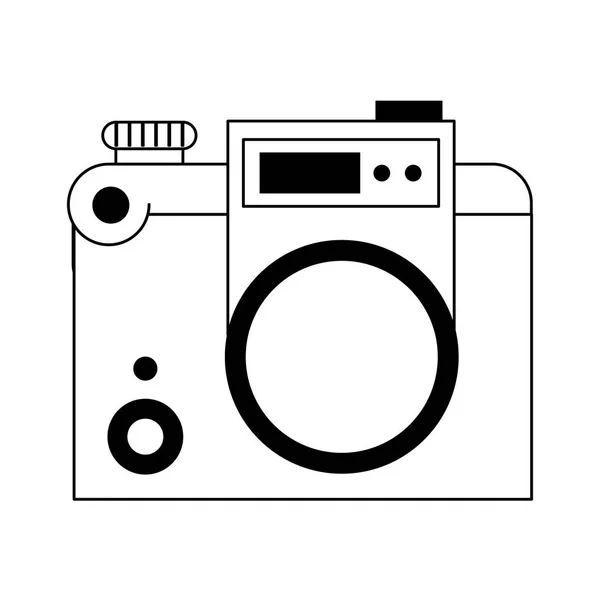 Vintage-Fotokamera Symbol — Stockvektor