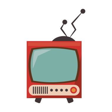 Eski Vintage televizyon sembolü